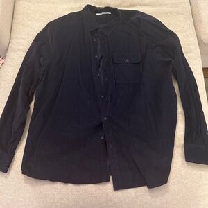 3xl Dark Blue Old Navy Corduroy Button-up